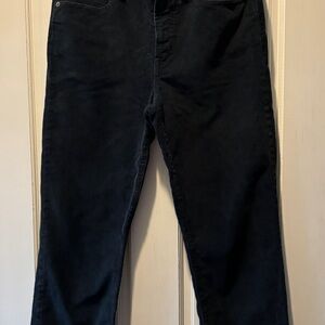 J. Crew Black Corduroy Pants